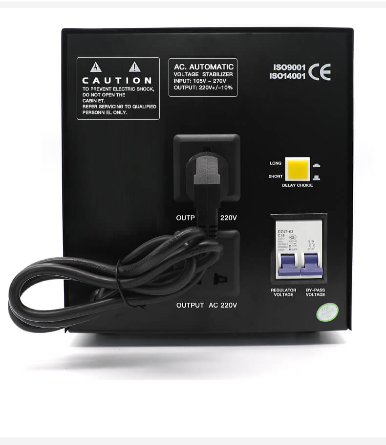 PC-TMR500VA-15000VA 90V 10KVA Cheap Price Relay Control Voltage Regulator 